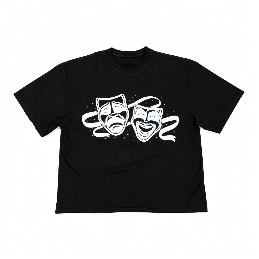 Limited Edition - Sad Happy Tee - Black