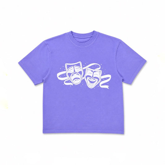 Pre-Order - Sad Happy Tee - Lavender